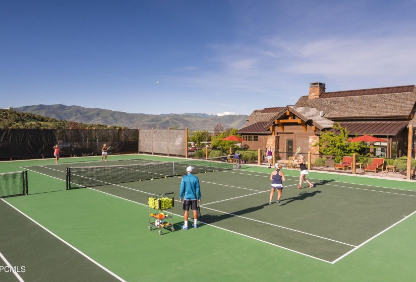 Tennis courts at Red Ledges