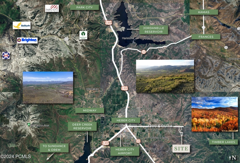 Blue Sage Area Map