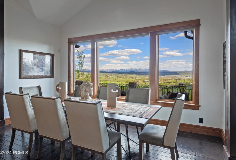 Large Dining Area with Views Beyond