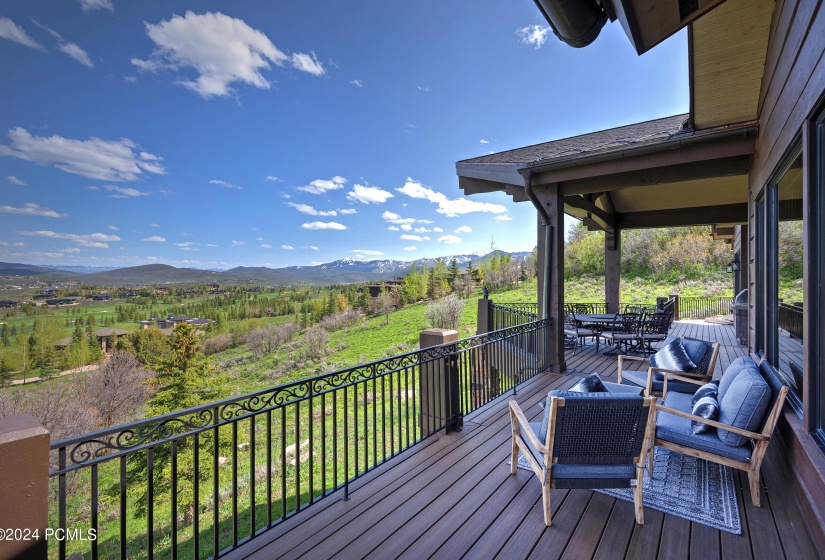 Deck with Mountain Views for Relaxing