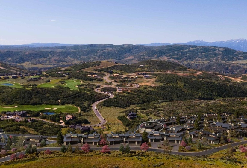 Aerial View of Neighborhood