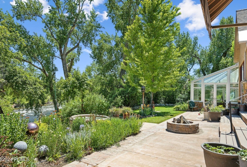 Patio overlooking Middle Provo