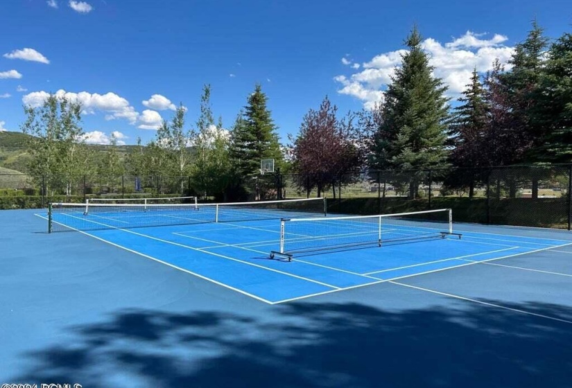 35- tennis pickleball court