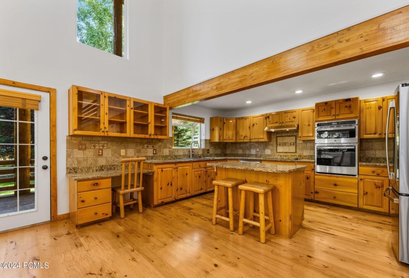 kitchen with island