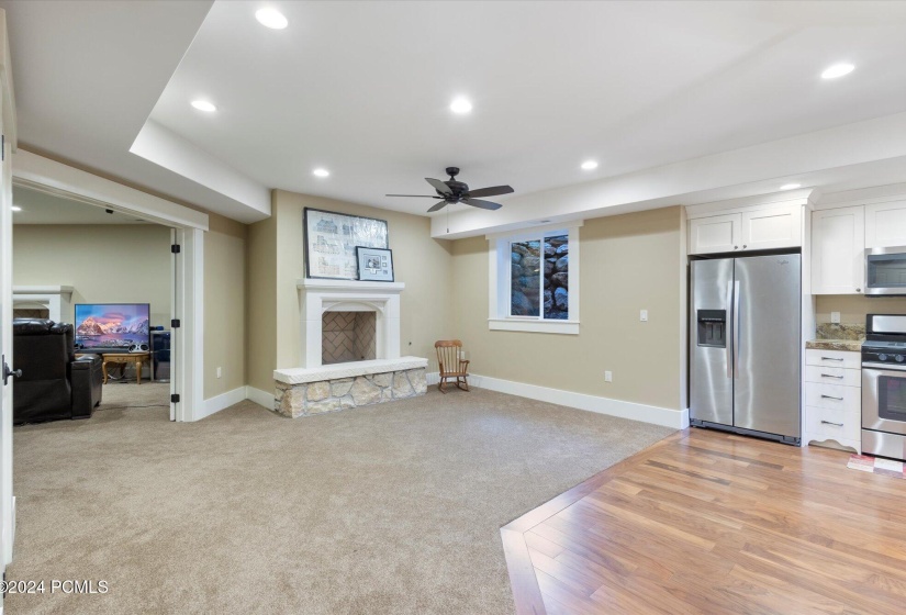 downstairs living/kitchen/dining