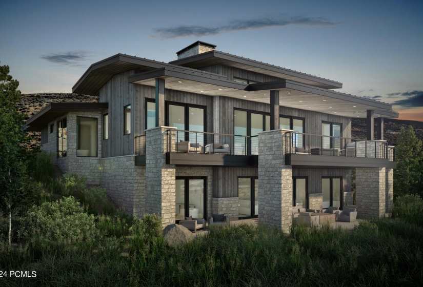 Exterior Rendering - Back