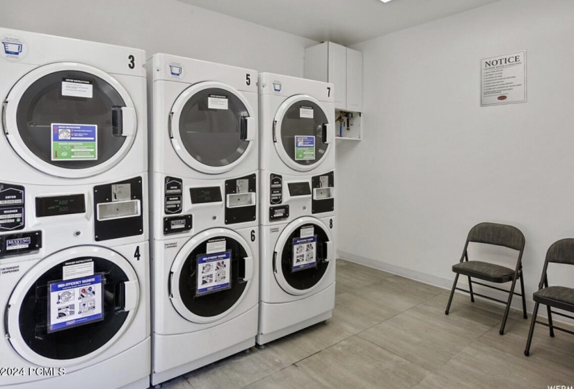 Laundry Close to Unit