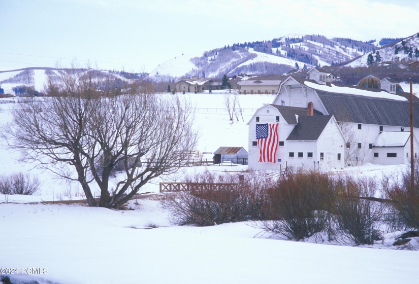 The Barn in Winter