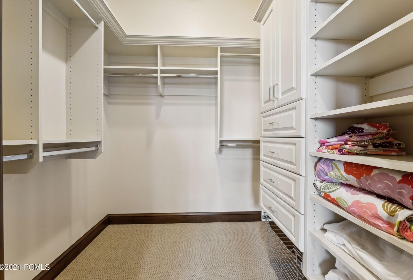 Lower Level walk in closet