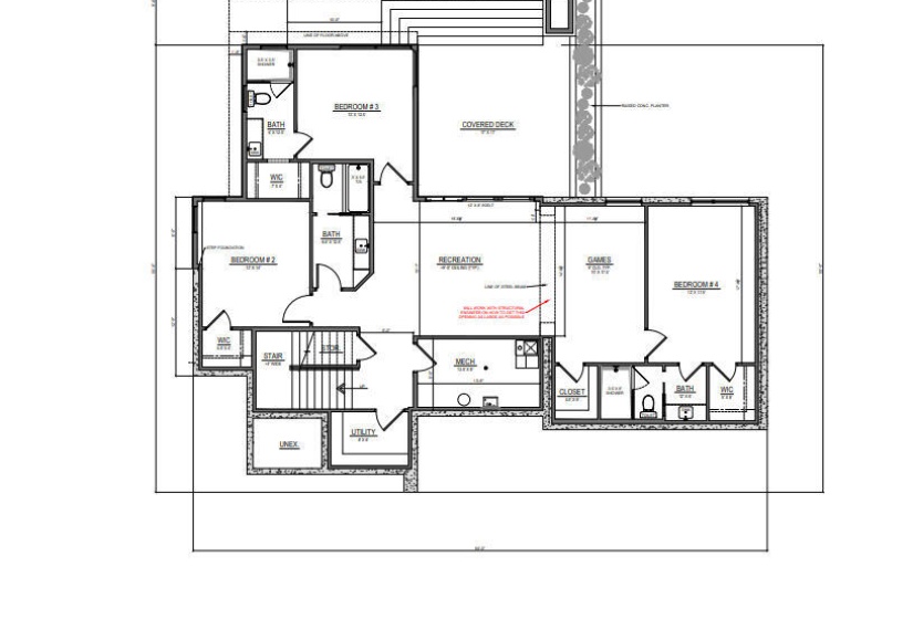 Basement floor plan