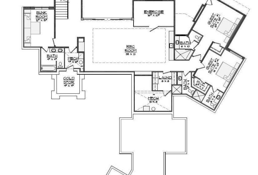 Lower Level Floor Plan