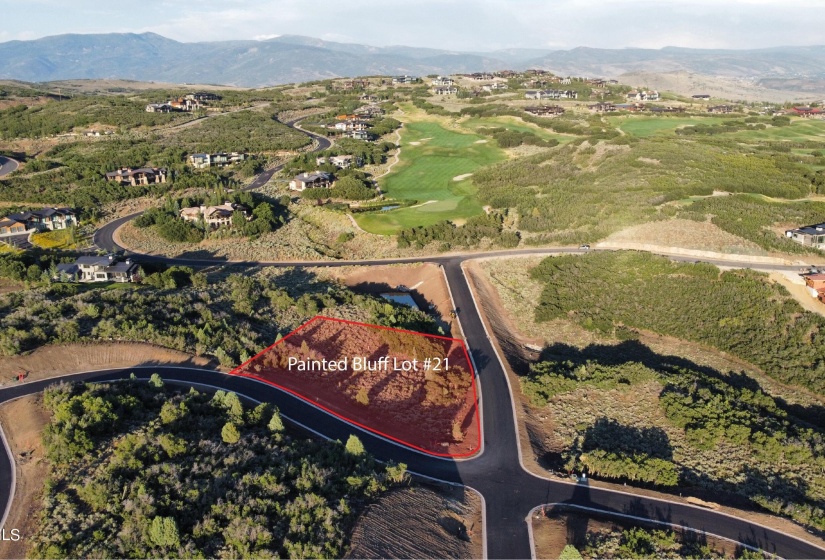 View of Lot looking up 3rd green/fairway