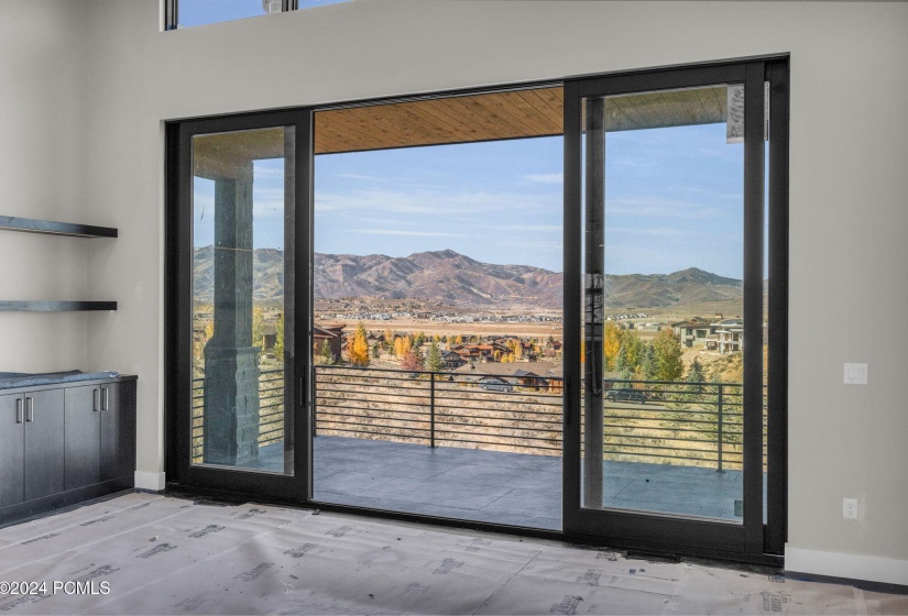 Mountain View from living room