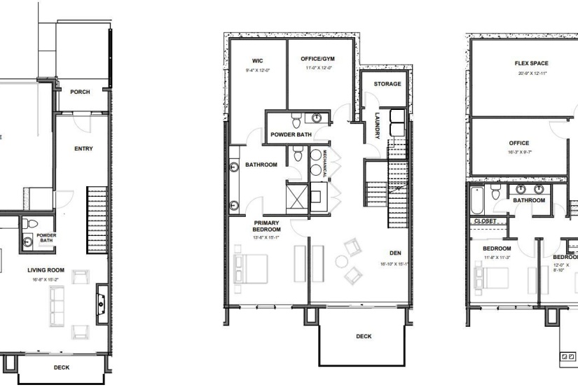 Townhome 60 Floor Plan