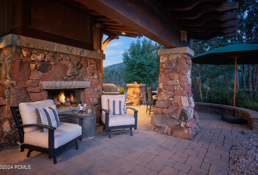 Outdoor Fireplace