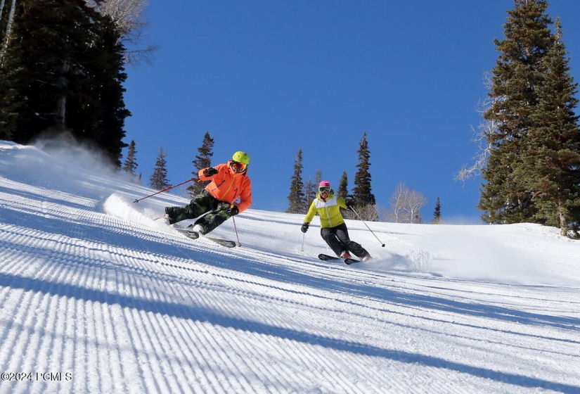 Skiing at Deer Valley