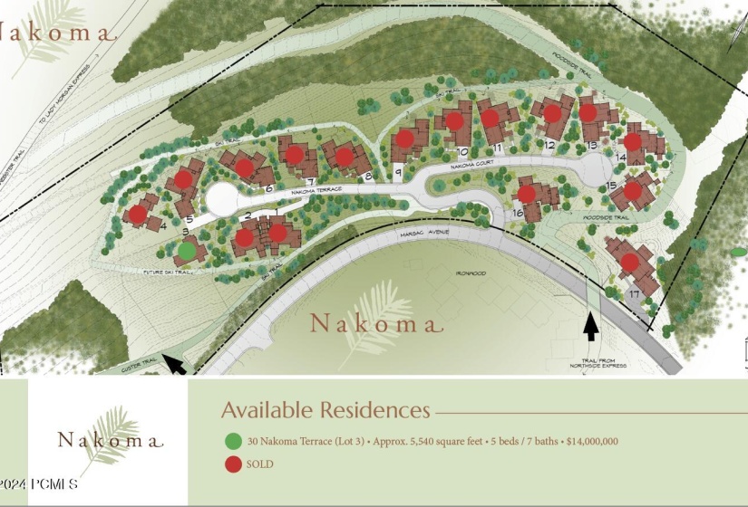 Nakoma Site Map