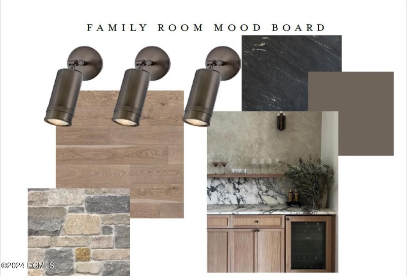 family room mood board