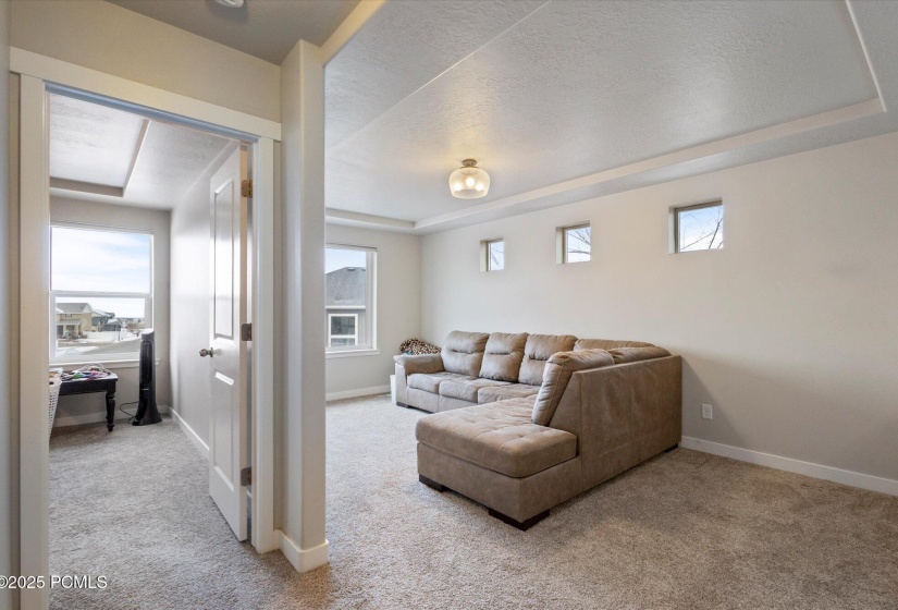 upstairs family room