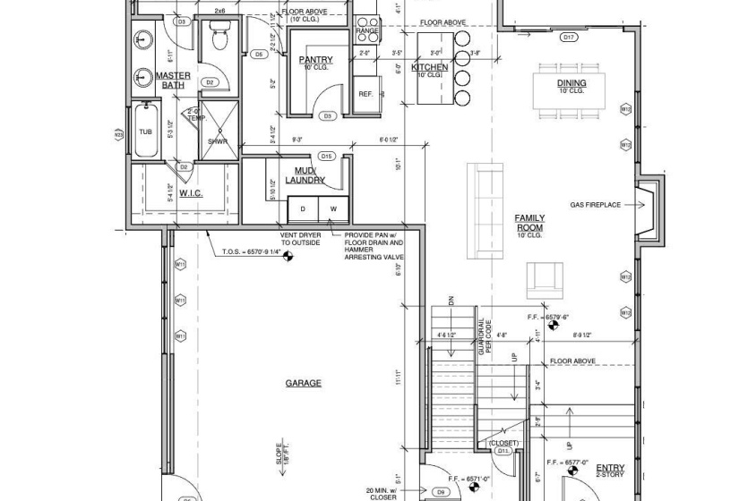 Lot 320 Main Floor Floorplan