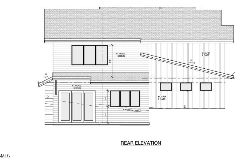 Lot 320 - Rear Elevation