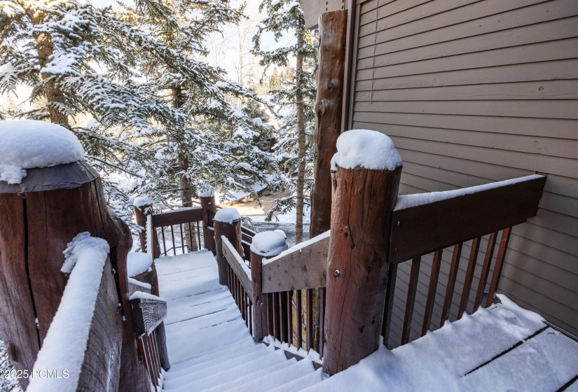 front stairs