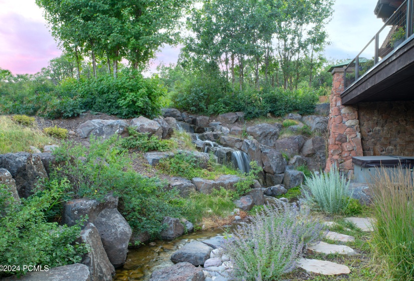 Waterfall in Summer