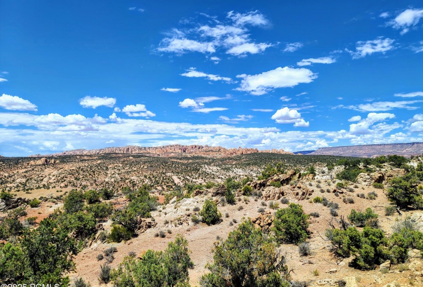 Bridger View Behind Rocks