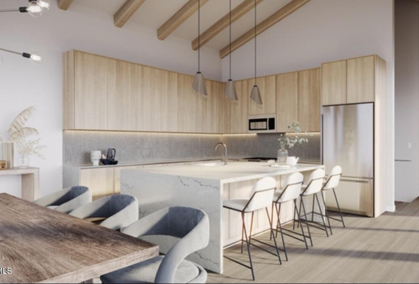 render of kitchen