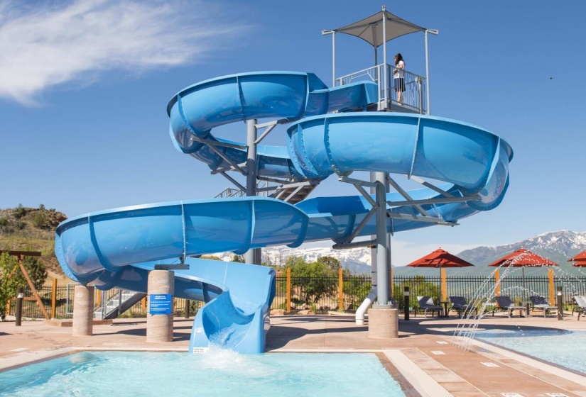 144 ft Water Slide at the Village Center