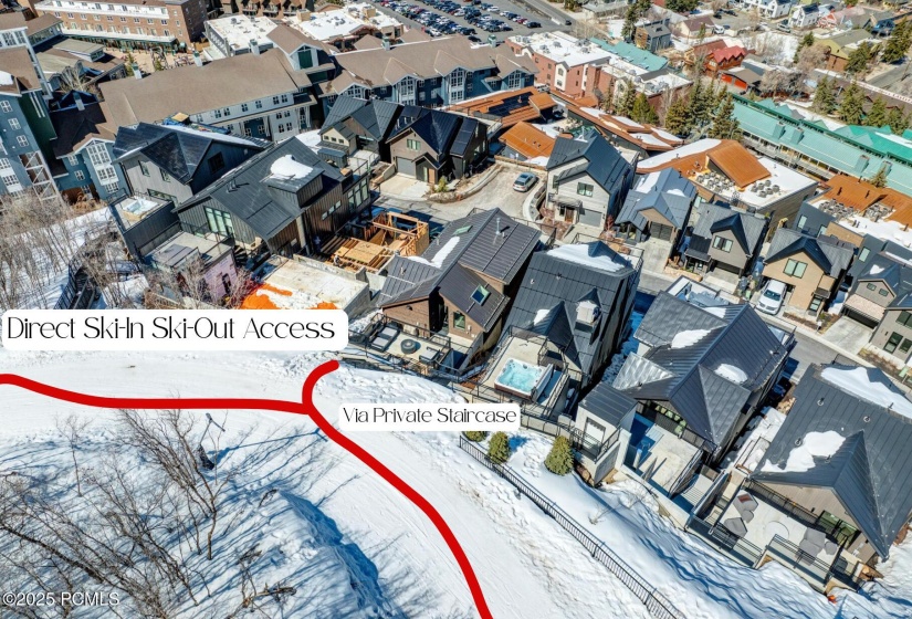 Direct Ski-In Ski- Out Acess