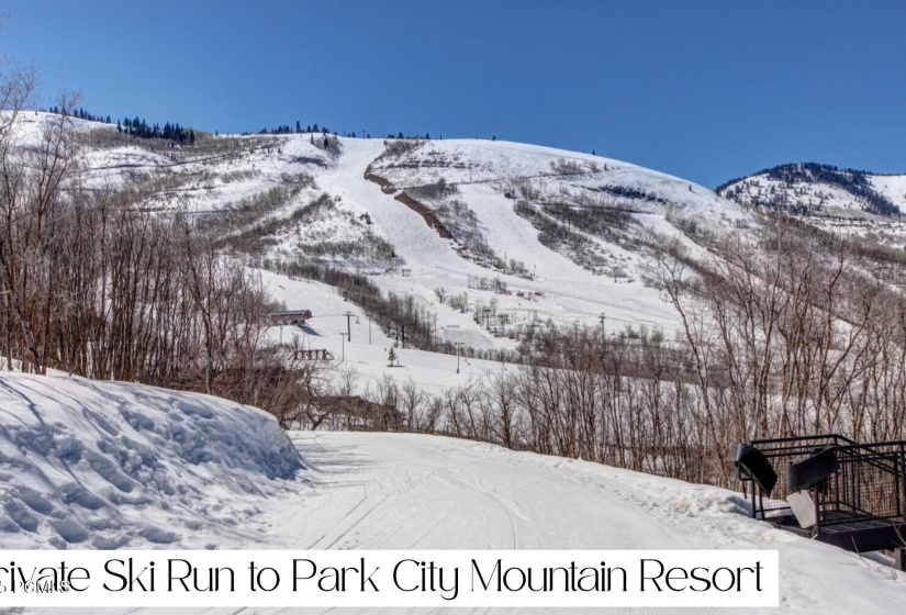 Private Ski Run to Park City Mountain Re