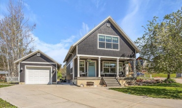 Slightly angled front view of home.