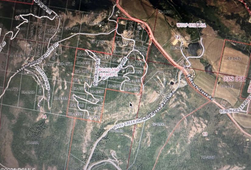 Woodland Estates Plat A Map