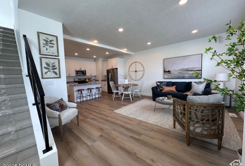 420 living room staged