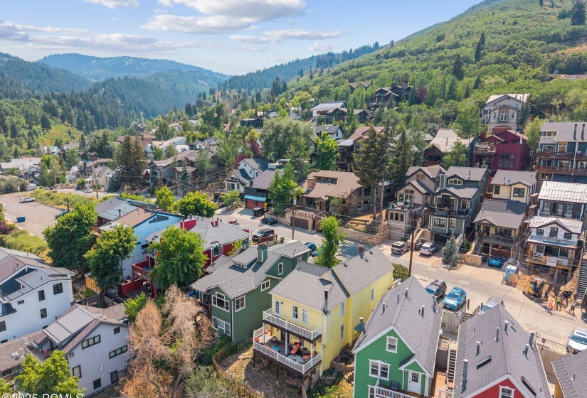 Aerial to Deer Valley