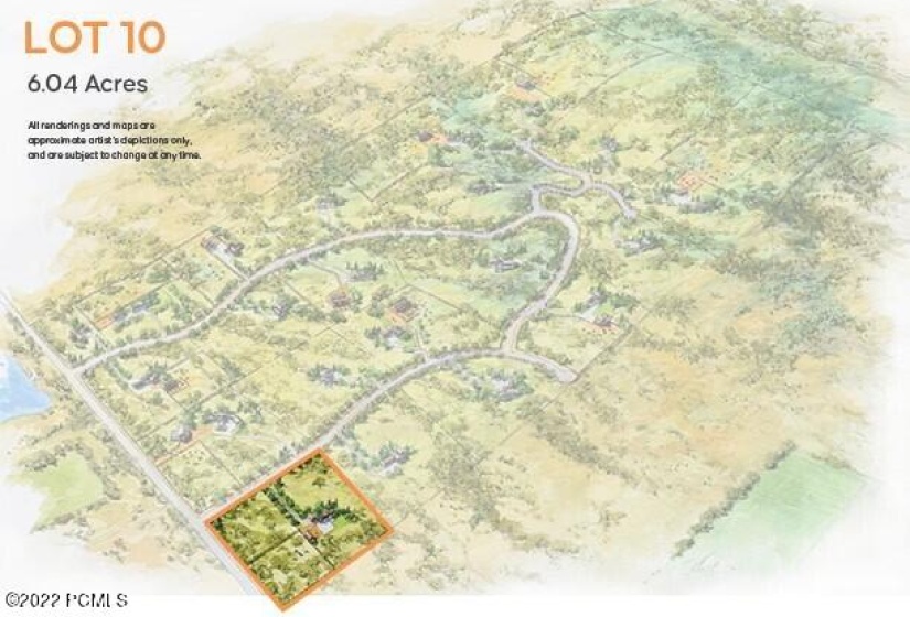 Blue Sage Map - lot 10