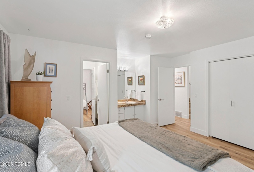 Downstairs beds and bath