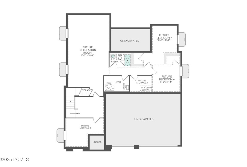 Plan 5 Unfinished basement