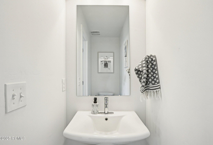Powder Bath near Kitchen