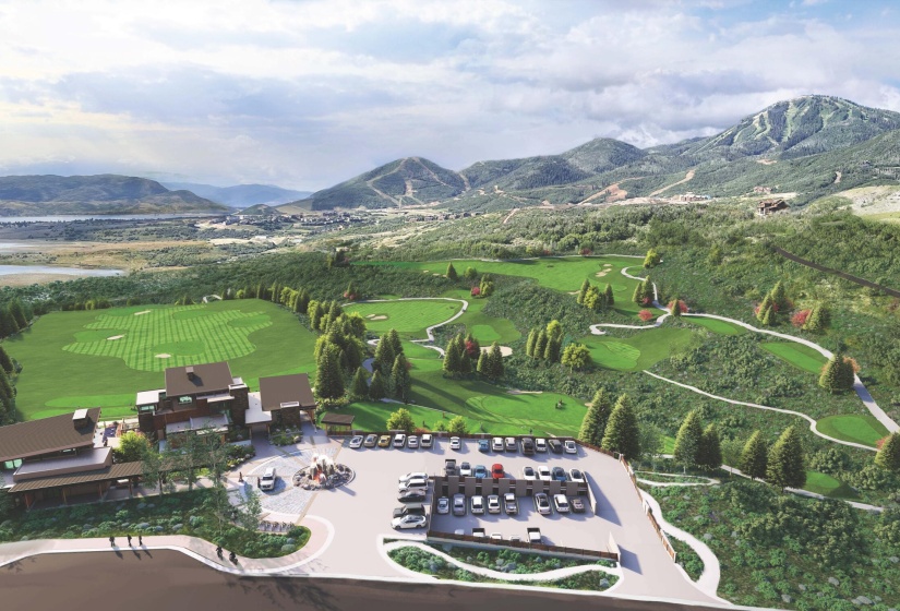 Conceptual Rendering of Golf & Clubhouse