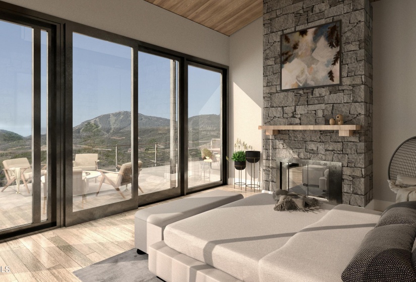 Teleios master Bed Room- Rendering